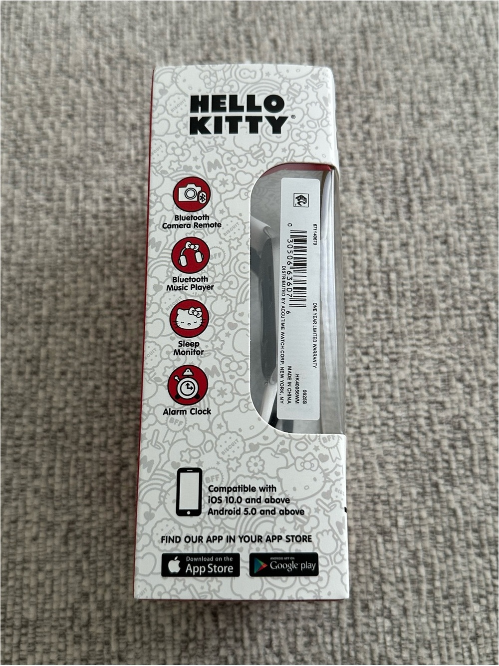 BRAND NEW Hello Kitty Bluetooth Smartwatch with Bonus Interchangeable Strap - Picture 6 of 8